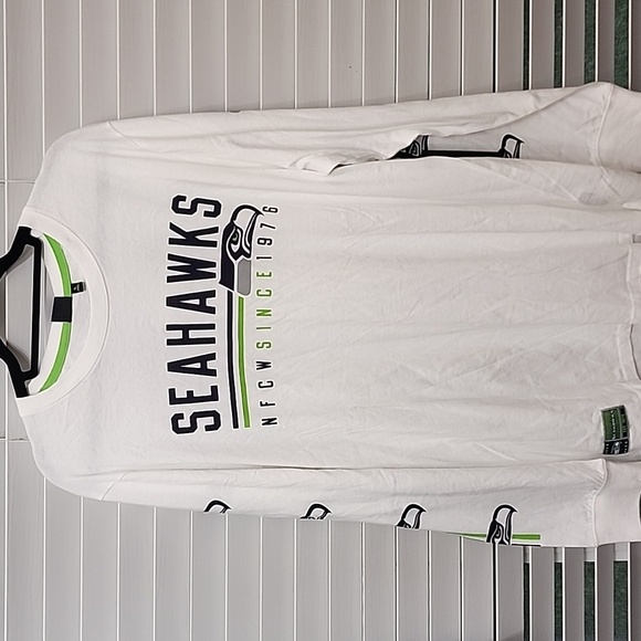 NFL Other - NWT Seattle Seahawks white long sleeved t-shirt NFL Apparel sz XL